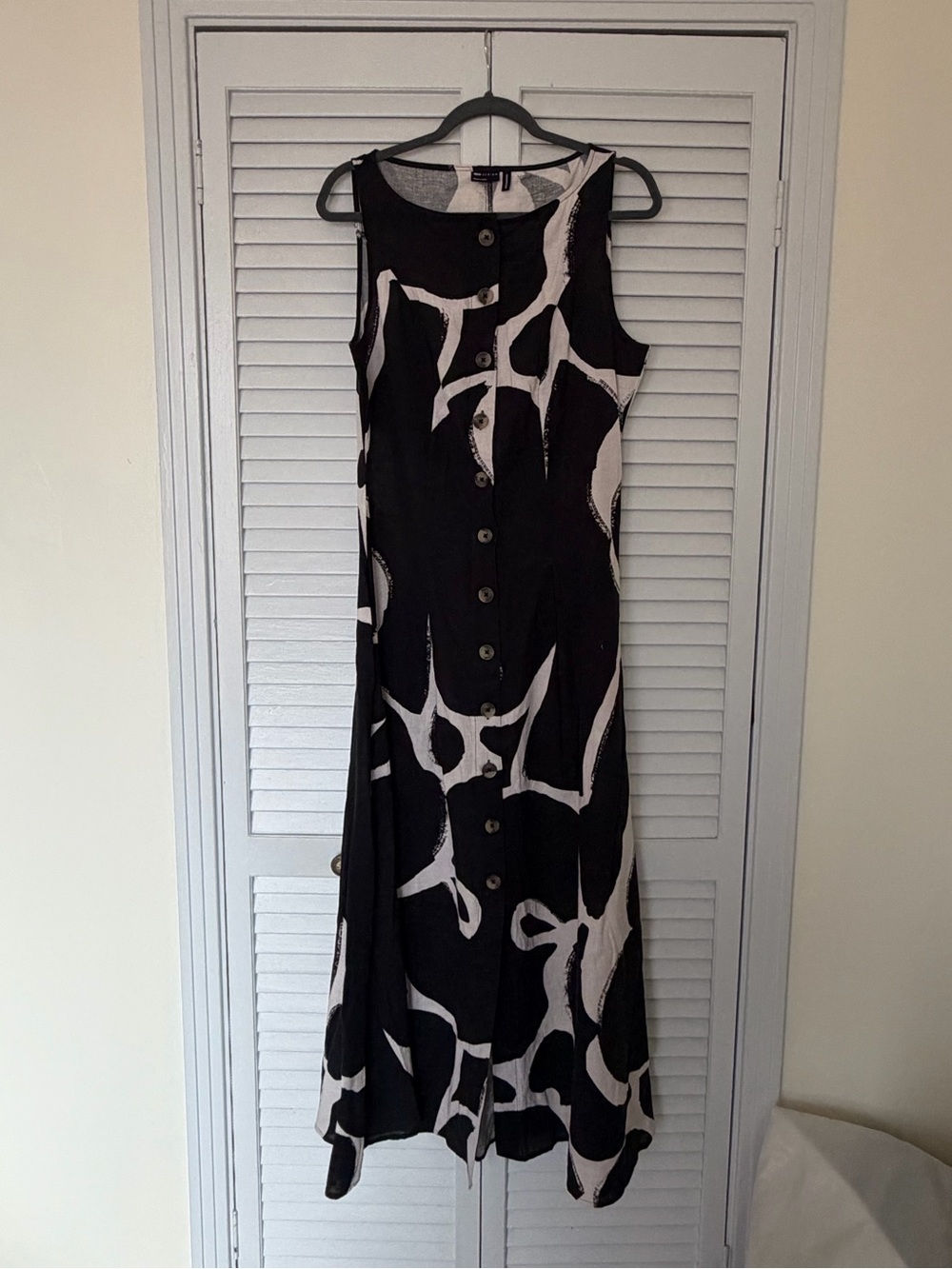 ASOS abstract maxi dress